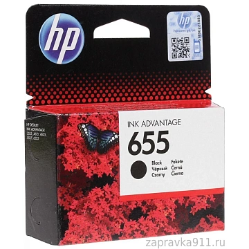 Картридж струйный Hp 655 CZ109AE, черный