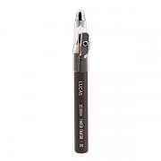 Восковой карандаш для бровей Cc Brow Tinted Wax Fixator цвет 02, темно-коричневый