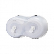 Диспенсер для туалетной бумаги в рулонах Tork Wave T9, 472028, с центральной вытяжкой, мини, белый