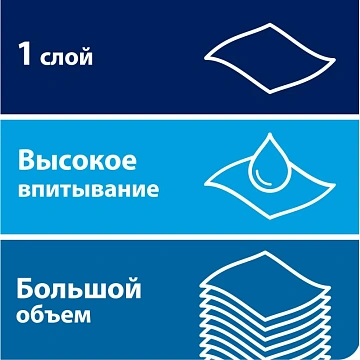 Бумажные полотенца Tellus (tork) Universal Soft Matic H1 1слой, рулон 280м, белые, 290100