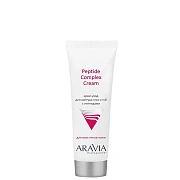 Крем для лица Aravia Peptide Complex Cream, уход для контура глаз и губ с пептидами, 50мл