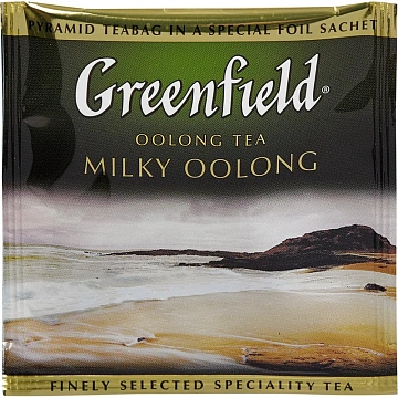 Чай Greenfield Milky Oolong (Милки Оолонг), улун, 20 пирамидок