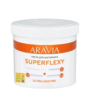 Сахарная паста для шугаринга Aravia Superflexy, Ultra Enzyme, банка, 750г