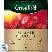 Чай Greenfield Summer Bouquet (Самма Букет), травяной, 100 пакетиков