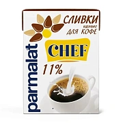 Сливки Parmalat 11%, 200г, ультрапастеризованные