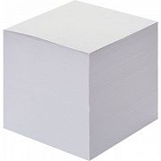 Блок для записей непроклеенный Attache Economy белый, 90х90х90мм