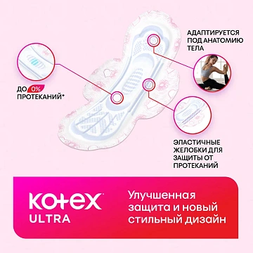 Прокладки Kotex Ultra Dry Normal Duo, 20шт