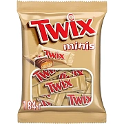 Батончик шоколадный Twix Minis, 184г