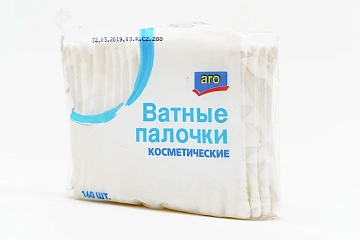 Ватные палочки Aro 160шт, в пакете