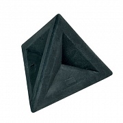 Ластик Brunnen 4.5х4.5х4см, треугольный, черный, 29974