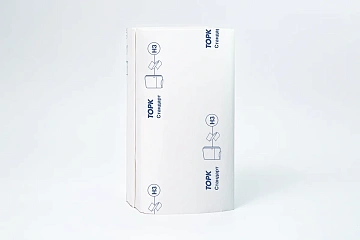 Бумажные полотенца листовые Tellus (tork) Моносложение H3, 120108, листовые, белые, V укладка, 250шт, 1 слой