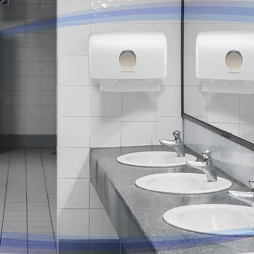 Диспенсер для полотенец листовых Kimberly-Clark Aquarius 6956, белый