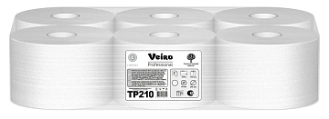 Туалетная бумага Veiro Professional Comfort ТР210, центраяльная вытяжка, 215м, 2 слоя, белая, 1 рулон
