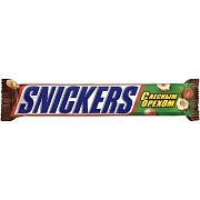 Батончик шоколадный Snickers Лесной орех, 81г