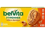 Печенье Belvita Утреннее медовое с орехами, 225г