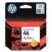 Картридж струйный Hp 46 CZ638AE, 3 цвета