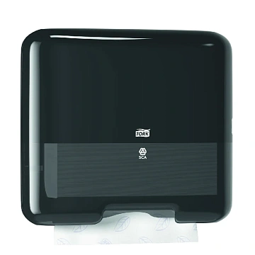 Диспенсер для полотенец листовых Tellus (tork) Elevation H3, 553108, мини, черный