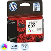 Картридж струйный Hp 652 F6V24AE CMY, 3 цвета
