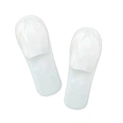 Тапочки одноразовые Ультра белые, с закрытым мысом, 2 мм, пара