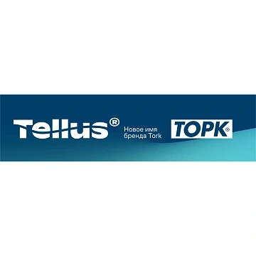 Туалетная бумага Tellus (tork) Стандарт T1, 120195, в рулоне, 525м, 1 слой, белая