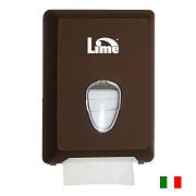 Диспенсер для туалетной бумаги листовой Lime коричневый, mini, V укладка, A62201MAS