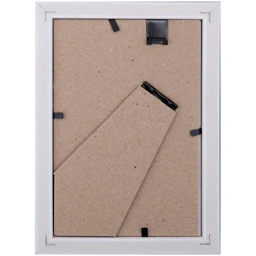 Рамка Officespace №9 бело-золотая, 10х15см, пластик