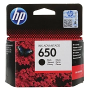 Картридж струйный Hp 650 CZ101AE, черный