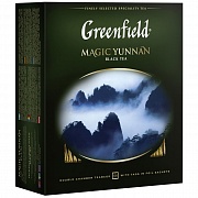 Чай Greenfield Magic Yunnan (Мэджик Юньнань), черный, 100 пакетиков