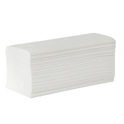 Бумажные полотенца Экономика Проф Стандарт листовые, белые, V укладка, 250шт, 1 слой, 20 упаковок, Т
