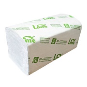 Бумажные полотенца Lime листовые, светло-серые, V укладка, 170шт, 2 слоя, 220170