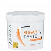 Сахарная паста для шугаринга Aravia Натуральная, мягкой консистенции, банка, 750г