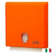 Диспенсер для полотенец листовых Lime оранжевый, maxi, Z  укладка, A70610EAS