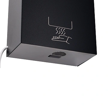 Сушилка для рук Merida Stella R ESC001.R, 1200Вт, 60м/с, черная