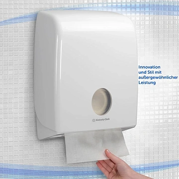 Диспенсер для полотенец листовых Kimberly-Clark Aquarius 6954, белый