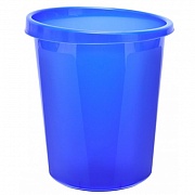 Корзина для мусора Стамм 9л, синяя, КР62