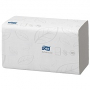 Бумажные полотенца Tork Advanced H3, 290163, листовые, белые, V укладка, 250шт, 2 слоя