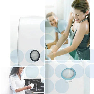 Диспенсер для полотенец листовых Kimberly-Clark Aquarius 6954, белый