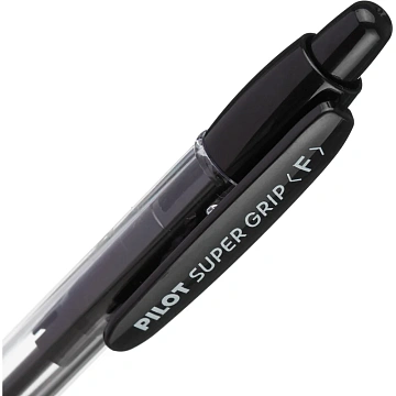 Ручка шариковая автоматическая Pilot Super Grip BPGP-10R-F черная, 0.7мм