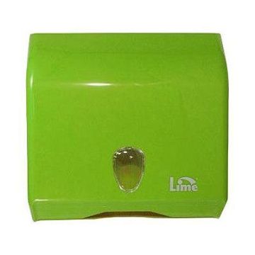 Диспенсер для полотенец листовых Lime зеленый, mini, V укладка, 926004