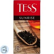 Чай Tess Sunrise (Санрайз), черный, 25 пакетиков