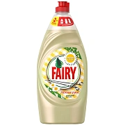 Средство для мытья посуды Fairy Нежные руки 900мл, ромашка-витамин E, гель