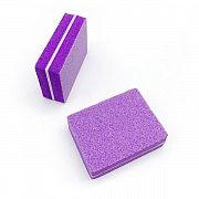 Баф Микро 100/180, фиолетовый, 3.5х2.5см, с пластиковой прослойкой