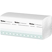 Бумажные полотенца Veiro Professional Basic KV104, листовые, белые, V укладка, 250шт, 1 слой, 20 пачек
