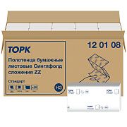 Бумажные полотенца Tork Universal H3, 120108, листовые, белые, V укладка, 250шт, 1 слой