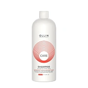 Шампунь Ollin Care сохраняющий цвет и блеск окрашенных волос, 1л