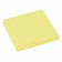 Блок для записей с клейким краем Staff желтый, пастельный, 50х50мм, 100 листов
