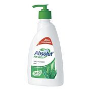 Жидкое мыло с дозатором Absolut 500мл, алое, антибактериальное