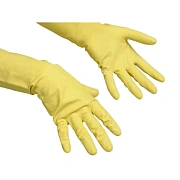 Перчатки резиновые Vileda Professional Контракт L, желтые, 174325