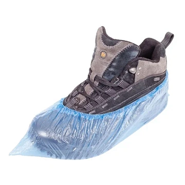 Бахилы Laima Стандарт 20мкм, голубые, 3г, ПНД, 50 пар