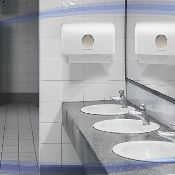 Диспенсер для полотенец листовых Kimberly-Clark Aquarius 6956, белый